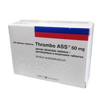 geri - Thrombo ASS 50 mg tabletės, N100 - 1 nuotrauka