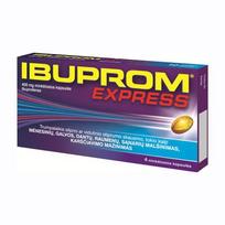 usa - Ibuprom Express 400mg minkštosios kapsulės, N4 - 1 nuotrauka