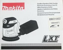 akumuliatorinis ekscentrinis slifuoklis - Makita DBO180Z - 4 nuotrauka