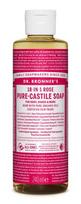 DR.BRONNER'S ekologiškas skystas muilas ROSE, 240 ml