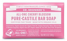 DR.BRONNER'S ekologiškas Kastilijos muilas CHERRY BLOSSOM, 140 g