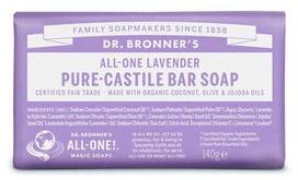 DR.BRONNER'S ekologiškas Kastilijos muilas LAVENDER, 140 g