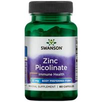 cinkuotais - Swanson Cinko pikolinatas 22 mg, 60 kapsulių - 1 nuotrauka