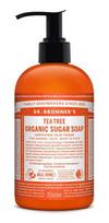 DR. BRONNER'S ekologiško cukraus muilas TEA-TREE, karamelės spalva ir kvapas, 355 ml