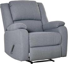 Fotelis HOMCOM Sofa-lova, šviesiai pilka (Light Grey)