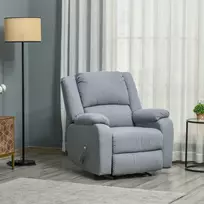 kede lovos - Fotelis HOMCOM Sofa-lova, šviesiai pilka (Light Grey) - 9 nuotrauka