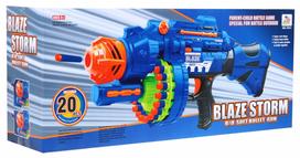 automatin ginkla - Blaze Storm šautuvas 2in1 pistoletas Mėlynas (Blue) - 2 nuotrauka