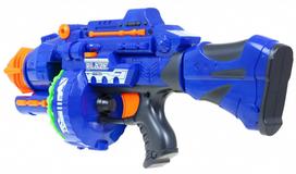 automatin ginkla - Blaze Storm šautuvas 2in1 pistoletas Mėlynas (Blue) - 4 nuotrauka