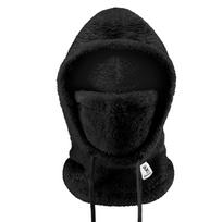 Qunature Arctic Velvet Ski Balaclava Dydis L Juodas (Black)