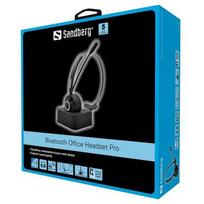 bluetooth ausines - Sandberg Bluetooth Office Headset Pro Black (Juodos) - 2 nuotrauka