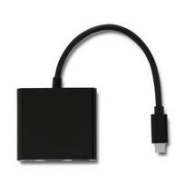 hdmi type c laidas - Qoltec 50430 USB 3.1 Type-C to HDMI / USB 3.0 / USB 3.1 Type-C - 2 nuotrauka