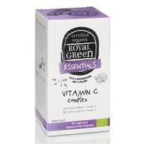 ROYAL GREEN BIO Vitamino C ir grybų kompleksas, 180 mg, 60 kapsulių