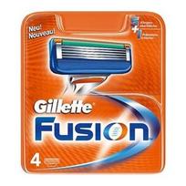 Skustuvo galvučių komplektas Gillette, Fusion, 4 vnt