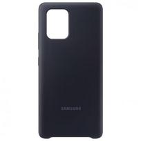 telefonas samsung s10 - Dėkliukas SAMSUNG Galaxy S10 Lite (2020), nugarėlė, silikoninis, juodas - 1 nuotrauka
