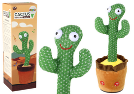 Lean Toys šokantis ir dainuojantis interaktyvus kaktusas, žalias (Green)