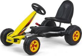 Pedalinis gokartas Milly Mally Viper, geltonas (Yellow)