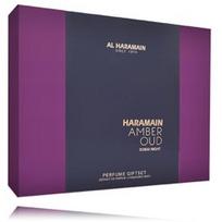 Al Haramain Amber Oud Dubai Night dovanų rinkinys EDP 75 ml + 30 ml + Kūno dulksna 250 ml