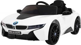Ramiz vaikiškas elektromobilis BMW I8 Lift, baltas (White)