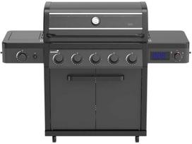 MUSTANG CHARLESTON 5+1 Dujinė kepsninė (Gas Grill) Juoda (Black)