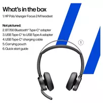 plantronics - Voyager Focus 2 UC USB-A - 9 nuotrauka