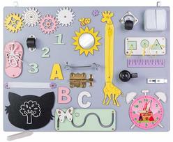 RoGer manipuliacinė lenta Pink Clock, violetinė 50 x 37,5 cm (Purple)