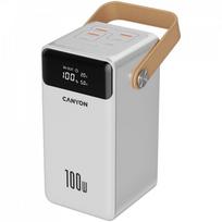 nesiojamasis elektros - CANYON OnPower 610 60000 mAh PD100W Baltas (White) - 1 nuotrauka