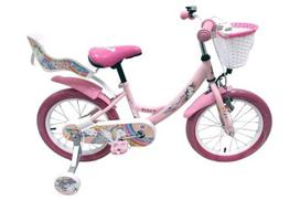 vaikiskas dviratis su ratukais - Vaikiškas dviratis Volare Unicorn 16", rožinis (Pink) - 1 nuotrauka