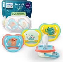 Philips Avent Ultra Air, 18 mėn+, 4 vnt., Geltona/Mėlyna (Yellow/Blue)