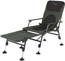 Turistinė kėdė Nils Camp NC1802, juoda (Black)/žalia (Green), 2 vnt.