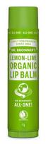 DR.BRONNER'S ekologiškas lūpų balzamas LEMON-LIME, 4 g