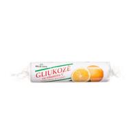  MEDICATA GLIUKOZĖ SU VITAMINU C, apelsinų kvapo, 10 tablečių 