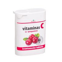  MEDICATA, vitaminas C su spanguolėmis, 50 mg, 50 tablečių