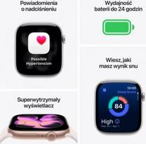 l cell - Apple Watch Series 11 GPS + Cellular 46mm Rožinis Auksas (Rose Gold) su Šviesiai Melsvu Sportiniu Dirželiu (Light Blush) - M/L - 3 nuotrauka