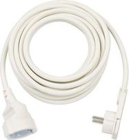 metes - Brennenstuhl Short Extension Cable With Angled Flat Plug 5m Black - 1 nuotrauka