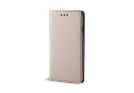 atverciamas telefonas - Knygų dėklas ILike         Samsung      Samsung Galaxy A20e (SM-A202F) Smart Magnet case       Gold - 1 nuotrauka