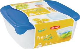Šaldytuvo indų rinkinys Curver Fresh&Go, 3 vnt