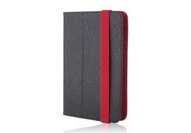 Knygų dėklas ILike         Universal      Universal case Orbi for tablet 7-8       Black Red