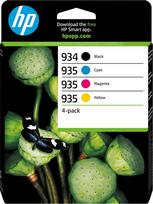 rasalines kasetes spausdintuvams - HP 934 Black 935 CMY Ink Cartridge | 6ZC72AE - 1 nuotrauka
