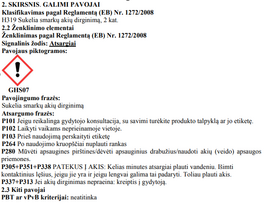 skalbimo druska - Balis druska užuolaidoms skalbti, 100 g - 2 nuotrauka