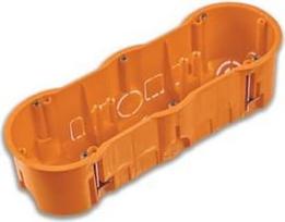 Montavimo dėžutė trivietė Pawbol A.0041PG, 60 x 68 mm