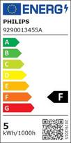 led lemputes e14 - Philips LED Bulb P45 E14 4.3W 470lm - 2 nuotrauka