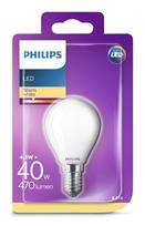 led lemputes e14 - Philips LED Bulb P45 E14 4.3W 470lm - 3 nuotrauka