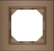 remelis vilma qr 1000 - Vienvietis rėmelis Vilma QR1000 FIT LINE, mocha - 1 nuotrauka