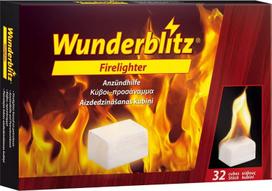 ugnies idegtukai 32 vnt - Įdegtukas Flammifera Kindling Cubes 32pcs - 1 nuotrauka