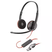ausines plantronic - Plantronics BlackWire C3210 USB-A - 5 nuotrauka