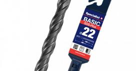 betono graztas 40 mm - Betono grąžtas Specialist  Basic, betonui/mūrui/raudonos plytos, sraigtinis, sds plus, 22 mm x 40 cm - 3 nuotrauka