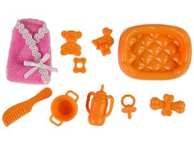 ilgos sukneles - Leantoys Nėščia lėlė su ilgais plaukais - 4 nuotrauka
