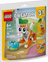 lego konstruktoris - LEGO Creator 3-in-1 Orange Cat (Polybag) 30714 - 1 nuotrauka