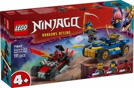 ninjago - LEGO NINJAGO Rogue ir Drikso lenktyninių automobilių kova 71840 - 1 nuotrauka