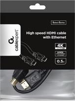 hdmi 5m - Gembird Cable HDMI to HDMI Black 0.5m - 4 nuotrauka
